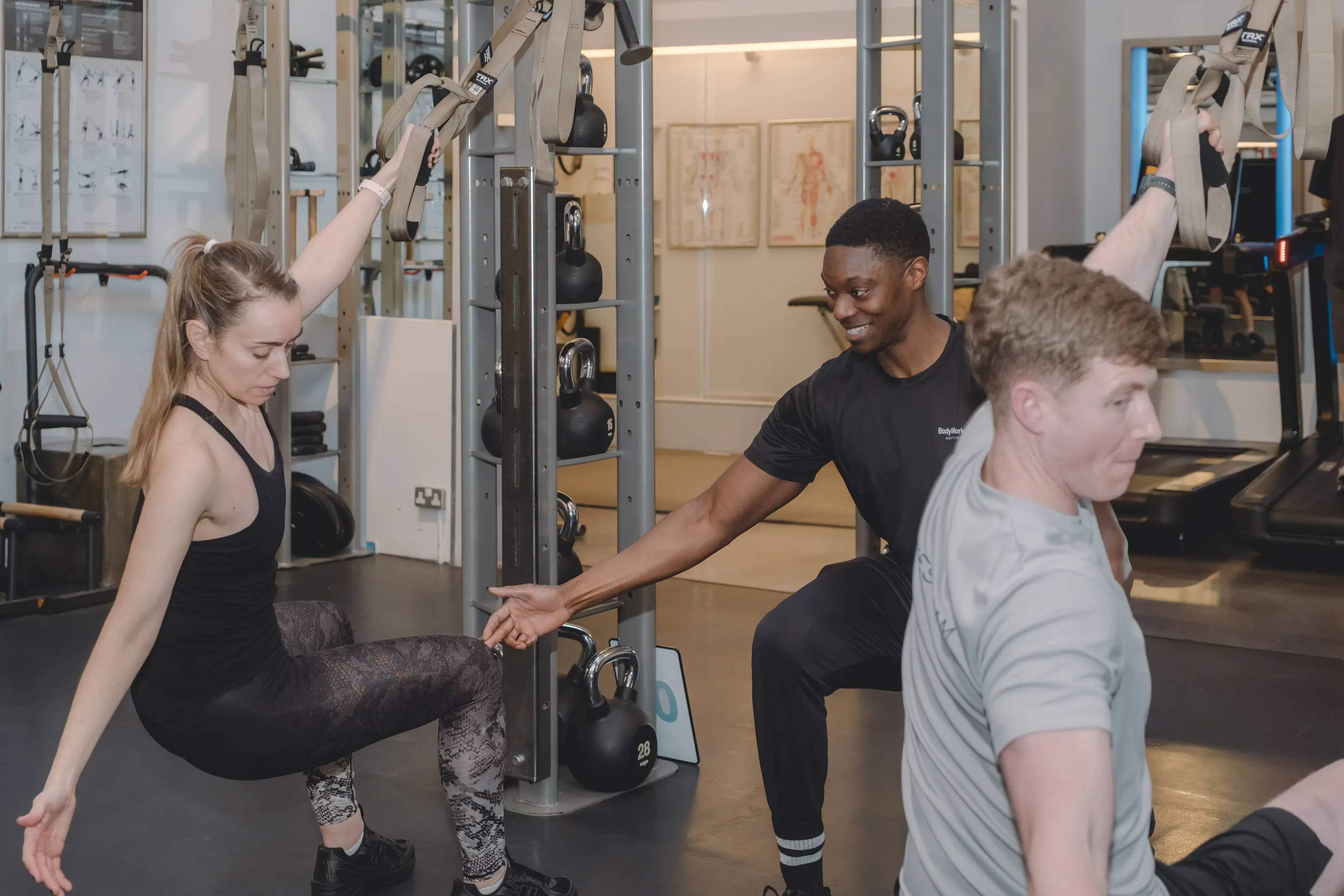 Members training in the Body Works West gym